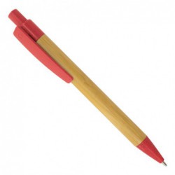 Bolígrafo de bambú y fibra...