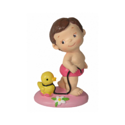 FIGURA PASTEL NIÑA "PATITO"