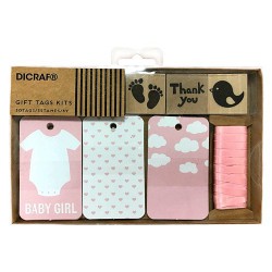 KIT TARJETAS + SELLOS "BABY...